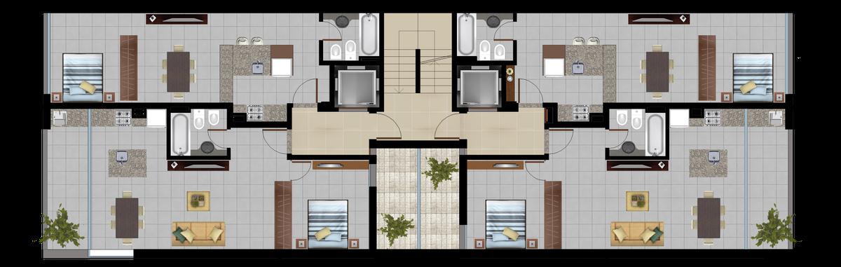 Santa Fe 3053 Piso 2 A – 1 Dormitorio Con Amenities