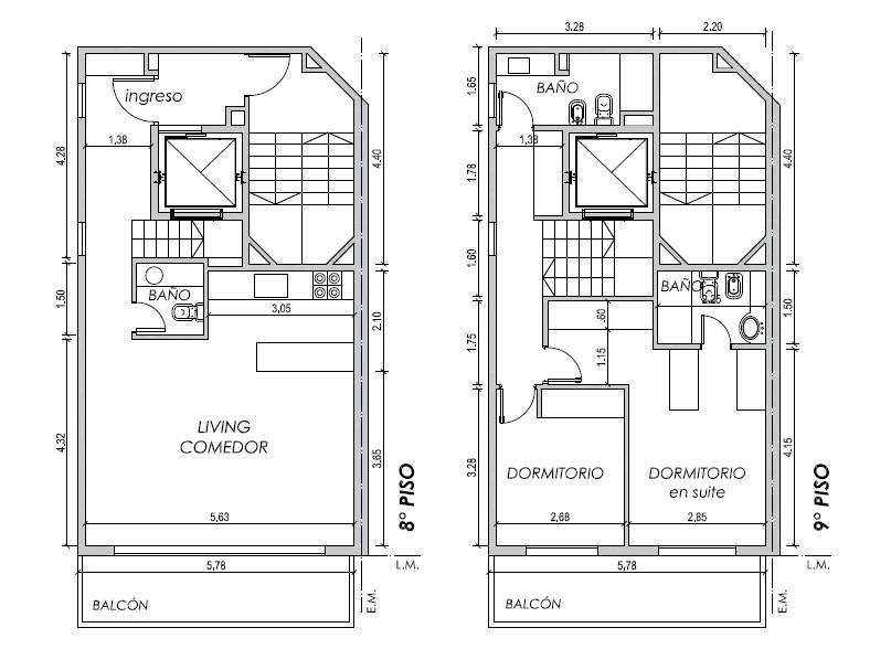 Alvear  543 – Piso 3 Unidad A