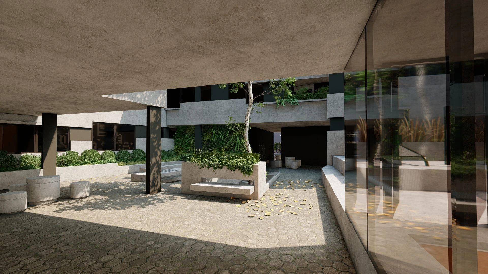 Patio central