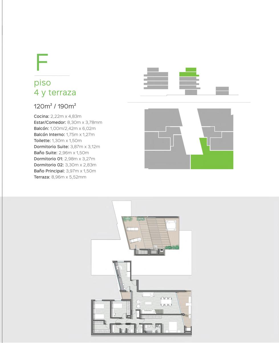 Pueyrredon 145 P4 F – 3 Dormitorios Terraza Exclusiva